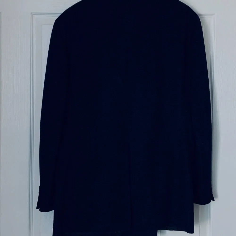 NORDSTROM CLASSICS 100% Cashmere Double Breasted Sport Jacket Black Men’s